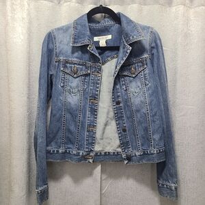 Vintage Y2K Abercrombie jean jacket STUDDED WESTERN‎ WORN